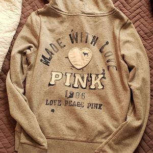 Pink hoodie